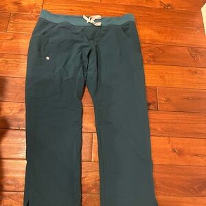 Figs Dark Teal scrub pants